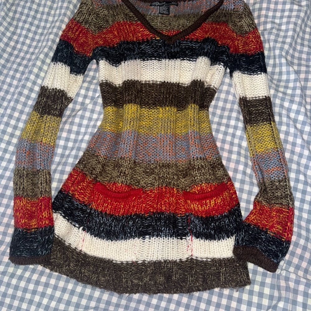 Multicolor Striped Women's Sweater